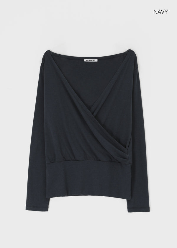 [MADE] Elophy Wrap Long Sleeve Tee