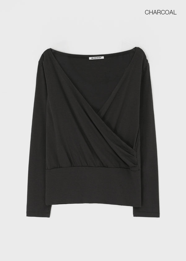 [MADE] Elophy Wrap Long Sleeve Tee