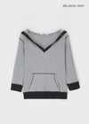 [MADE] Soffel V-neck Hooded Sleeveless Tee