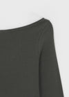 [MADE] Sur Slit Button Long Sleeve Tee