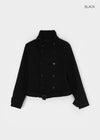[MADE] Molte Double-Button Slim Short Coat (30% Wool)