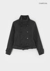 [MADE] Molte Double-Button Slim Short Coat (30% Wool)