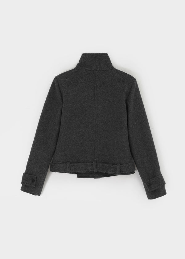 [MADE] Molte Double-Button Slim Short Coat (30% Wool)