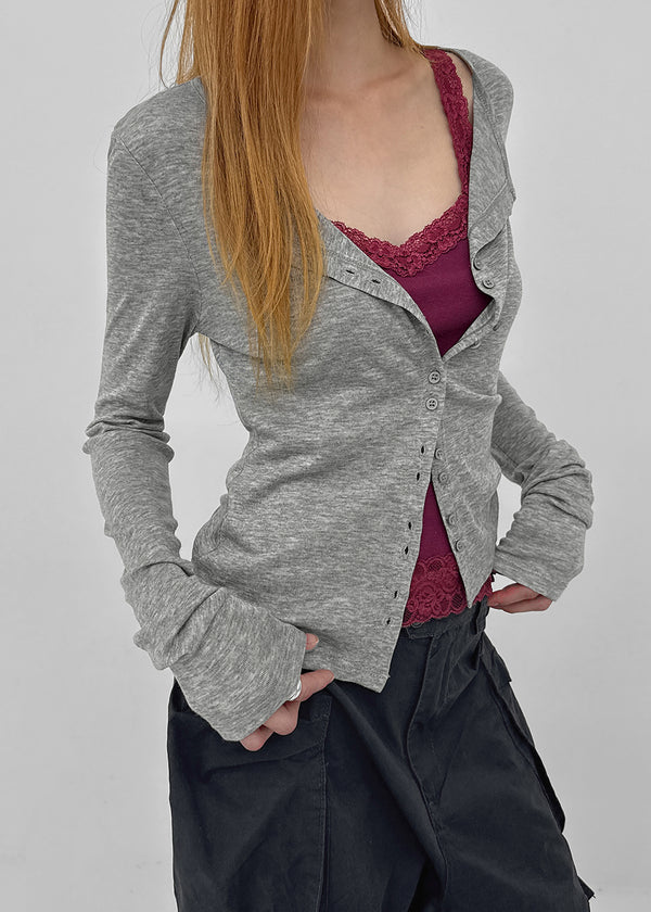 [MADE] Tenlua Wool Tencel Round Cardigan (50% Tencel)