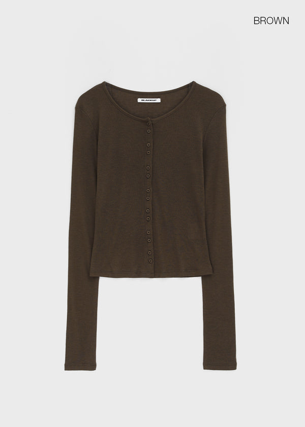 [MADE] Tenlua Wool Tencel Round Cardigan (50% Tencel)
