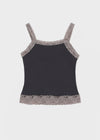 Tlon lace sleeveless top