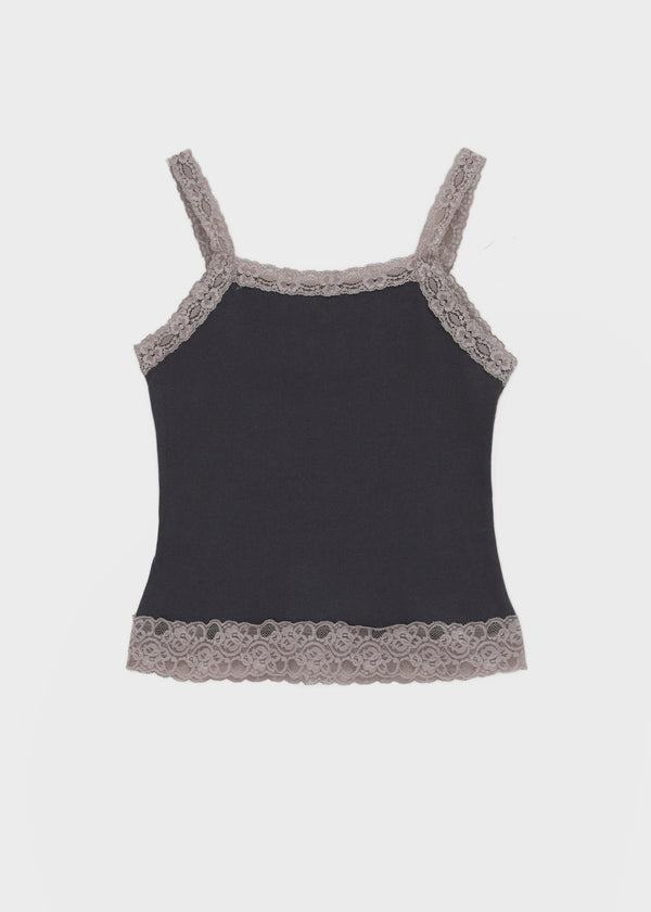 Tlon lace sleeveless top
