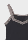 Tlon lace sleeveless top