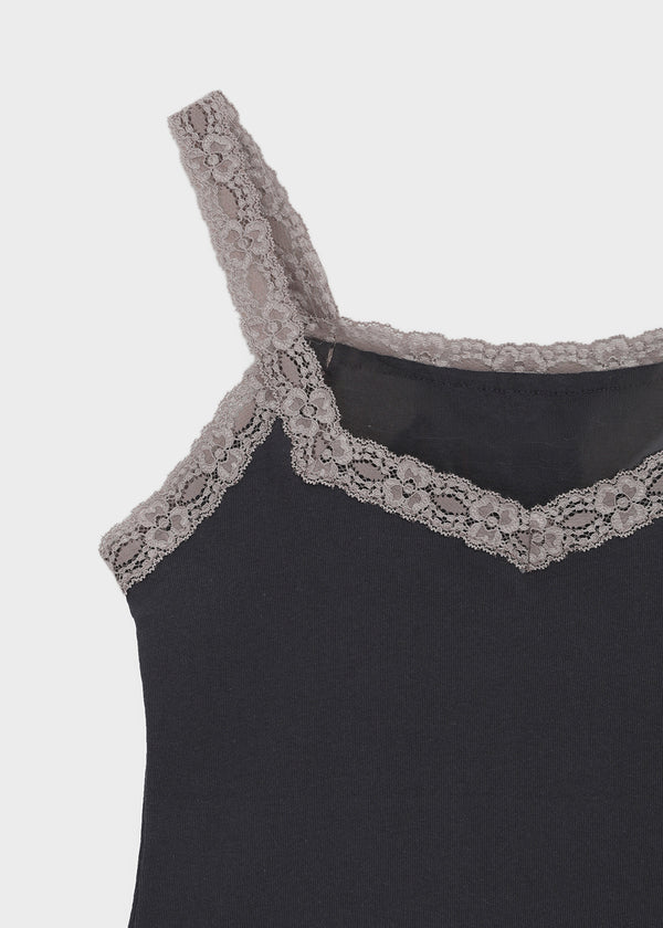 Tlon lace sleeveless top