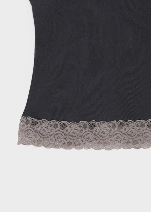 Tlon lace sleeveless top