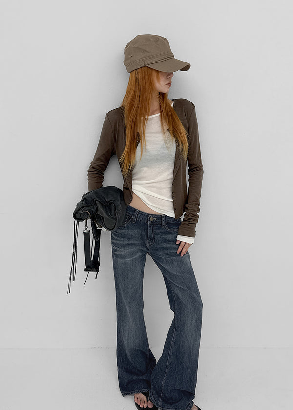 Tinme Vintage Button Ball Cap