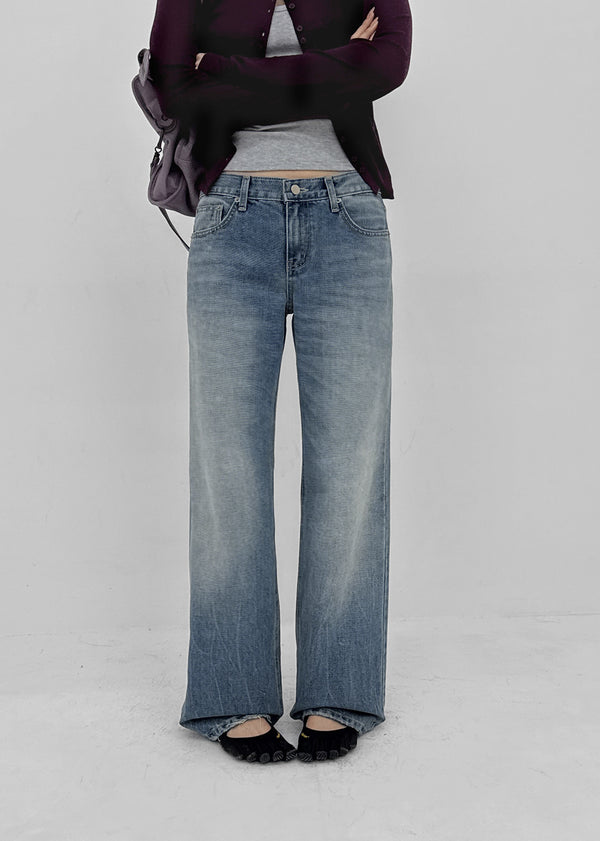 Skullk Low-waisted Denim Pants