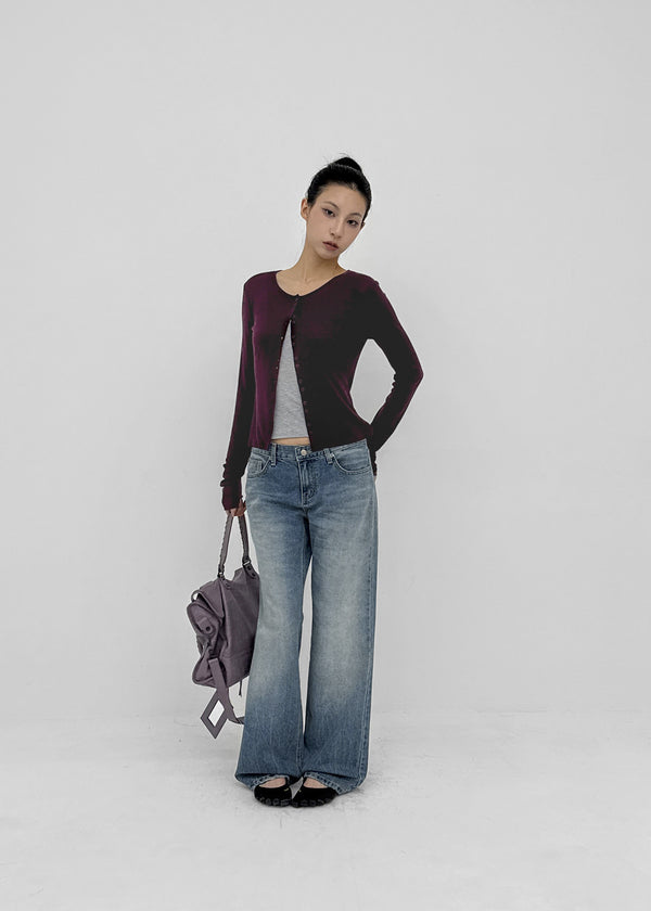 Skullk Low-waisted Denim Pants