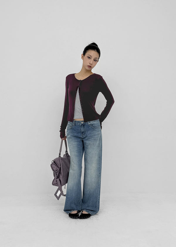 [MADE] Tenlua Wool Tencel Round Cardigan (50% Tencel)