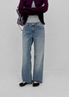 Skullk Low-waisted Denim Pants