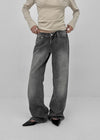Rush wide denim pants