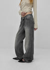 Rush wide denim pants