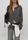 [MADE] Phoneradi Striped Knit Cardigan