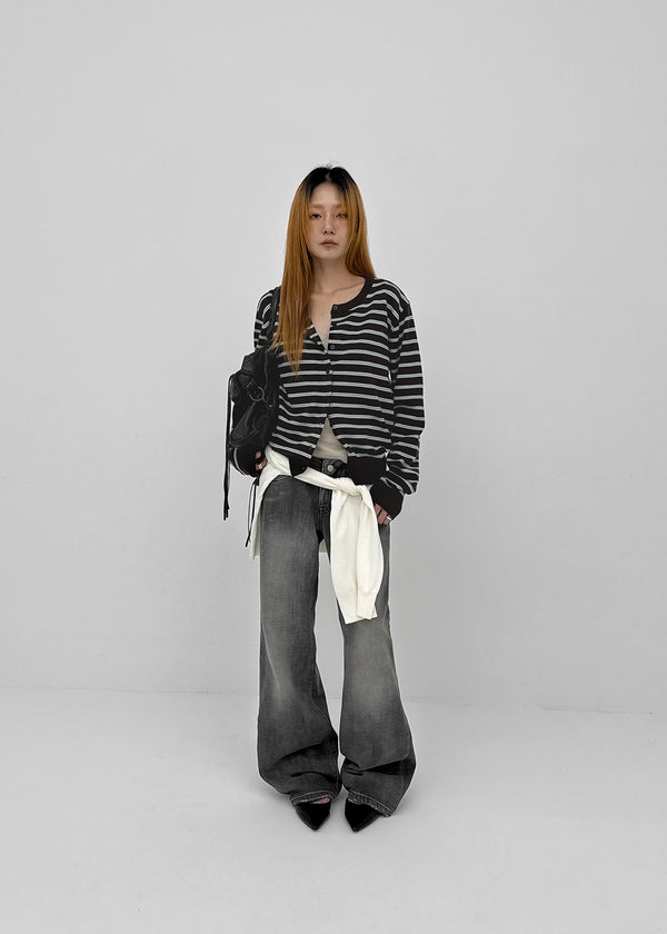 Rush wide denim pants