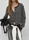 [MADE] Phoneradi Striped Knit Cardigan