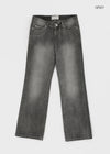 Rush wide denim pants