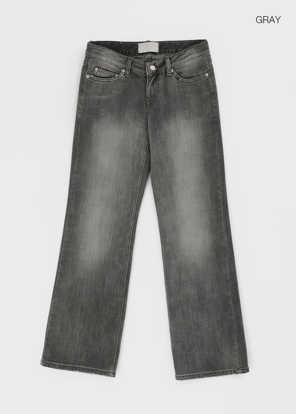 Rush wide denim pants