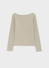 Kohwi Lace V-neck Long Sleeve T-shirt