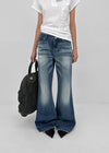 Lamang Wide Bootcut Denim Pants