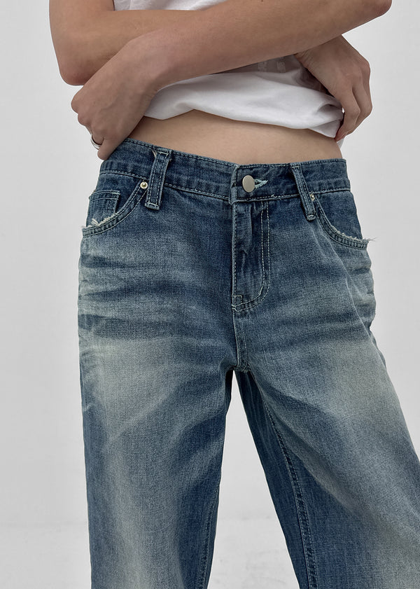Lamang Wide Bootcut Denim Pants