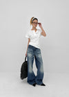 Lamang Wide Bootcut Denim Pants