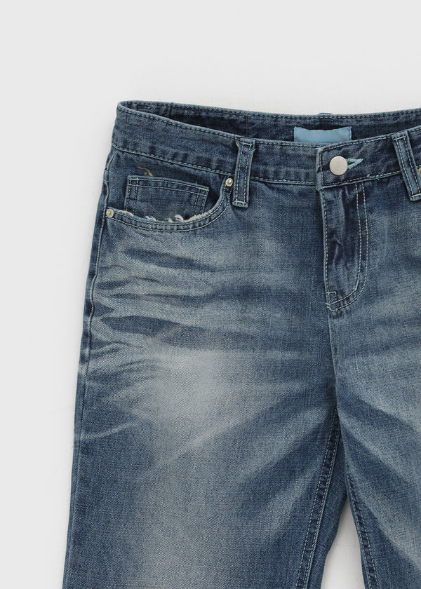 Lamang Wide Bootcut Denim Pants