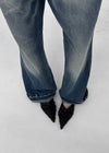 Combat Wrinkle Stiletto Mule