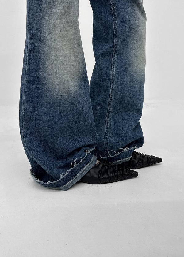 Combat Wrinkle Stiletto Mule