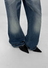 Combat Wrinkle Stiletto Mule