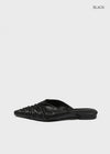 Combat Wrinkle Stiletto Mule