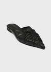 Combat Wrinkle Stiletto Mule