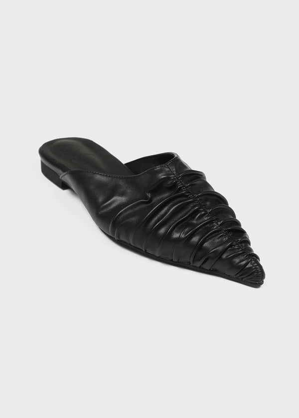 Combat Wrinkle Stiletto Mule
