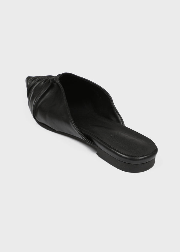 Combat Wrinkle Stiletto Mule