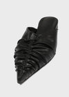 Combat Wrinkle Stiletto Mule