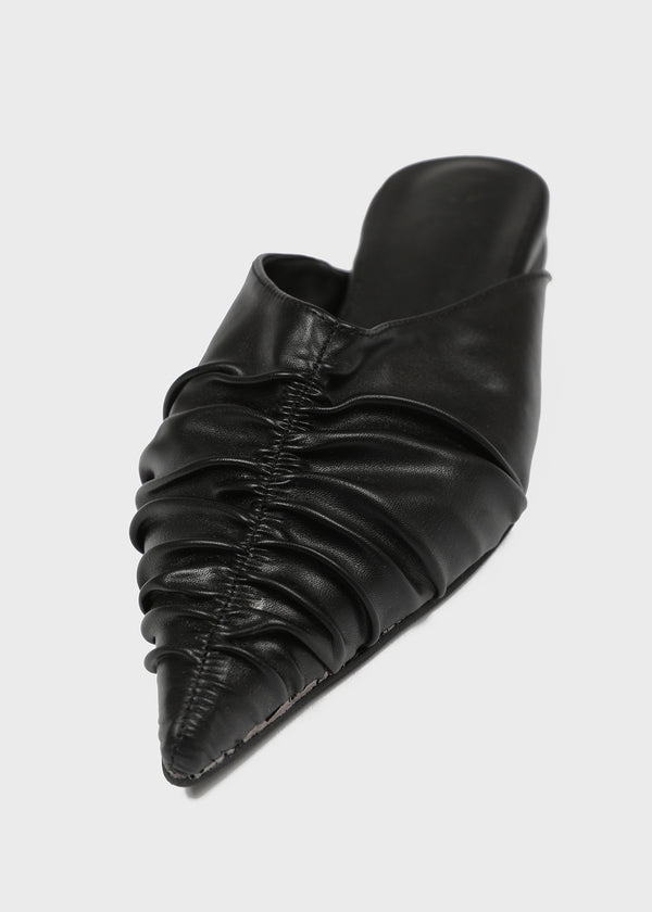 Combat Wrinkle Stiletto Mule
