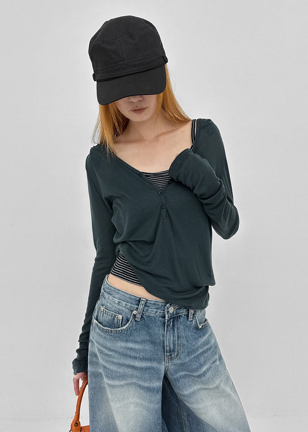 Tinme Vintage Button Ball Cap