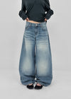 Demton Balloon Wide Denim Pants