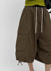 (UNISEX) Clande Banding Cargo Bermuda Shorts