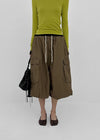 (UNISEX) Clande Banding Cargo Bermuda Shorts