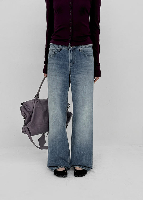 Skullk Low-waisted Denim Pants