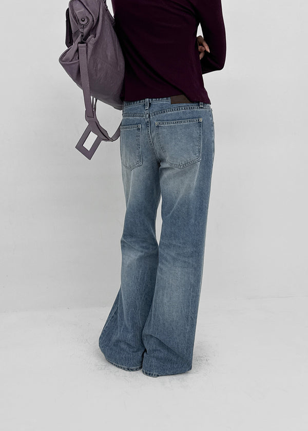 Skullk Low-waisted Denim Pants