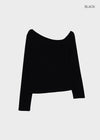 [MADE] Lunelli One-Shoulder Long Sleeve Tee