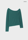 [MADE] Lunelli One-Shoulder Long Sleeve Tee
