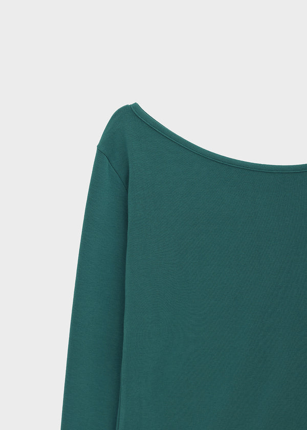 [MADE] Lunelli One-Shoulder Long Sleeve Tee