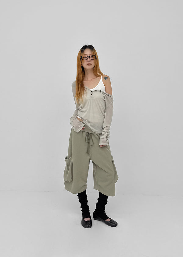 Weburn Folding Bermuda Banding Pants